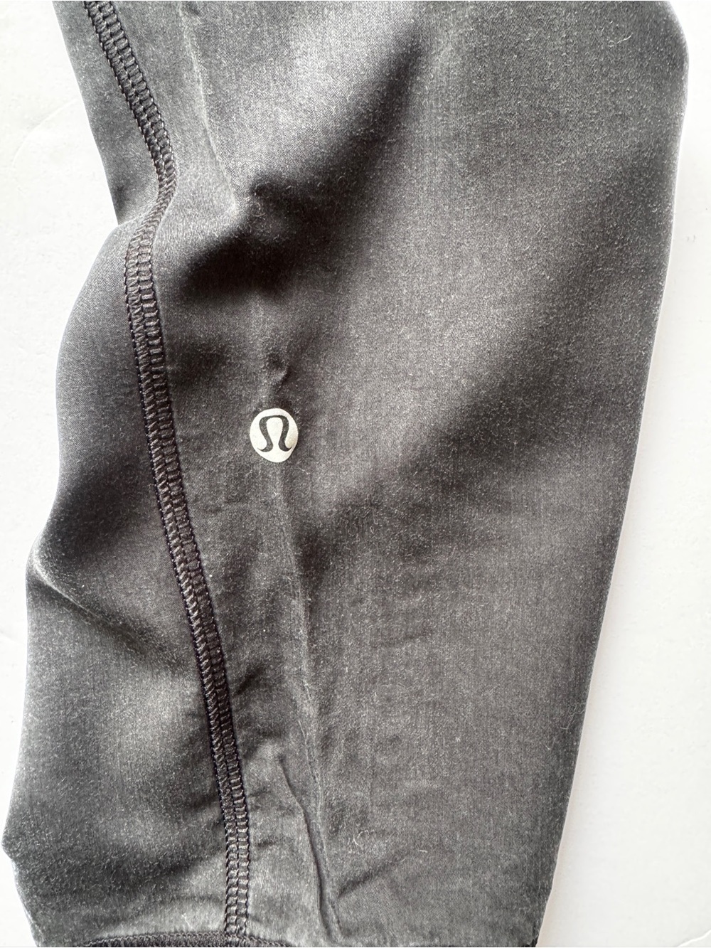 Lululemon Post Power Crop Black Pants Drop Crotch Joggers Trousers Sz 8 - Picture 8 of 16